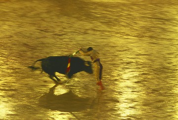 Bullfighting on Maestranza, Sevilla